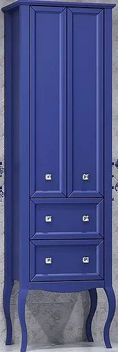 Шкаф-пенал напольный двухстворчатый Opadiris Валери 56 сапфир 00-00007338