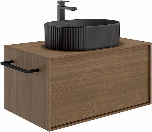 Раковина Kerama Marazzi Artbasin Conchiglia 50 черный матовый VE.wb.50\BLK.M