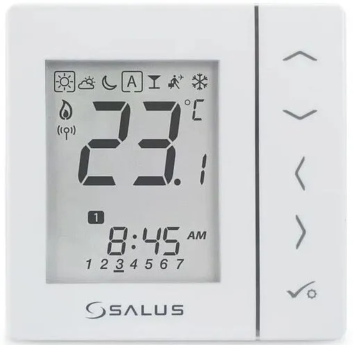 Беспроводной комнатный терморегулятор ZigBee Salus SMART HOME белый VS20WRF