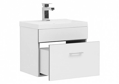 Тумба под умывальник подвесная Aquanet Верона 50 белый 00207765