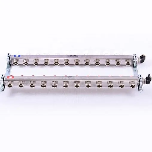 Группа коллекторная распределительная 12 отводов 1&quot;в/в x ¾&quot;ек Uni-fitt 451I4312