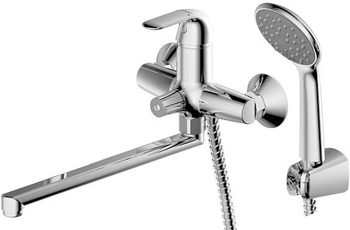 Комплект для ванны 2 в 1 Bravat Fit хром F00416C