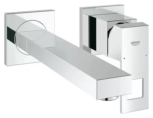 Смеситель для раковины из стены Grohe Eurocube хром 23447000