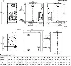 Напольный газовый котел двухконтурный турбированный 35кВт Navien GA 35 KN PNGA0035FD008 Напольный газовый котел двухконтурный турбированный 35кВт Navien GA 35 KN PNGA0035FD008, 2