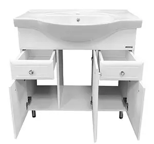 Тумба-умывальник напольная Comforty Сочи 85 белый Тумба-умывальник напольная Comforty Сочи 85 белый, 4