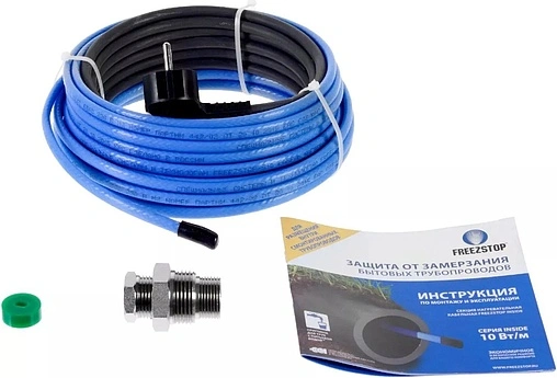 Кабель нагревательный саморегулирующийся 16м Freezstop Inside-10-16 100035659600