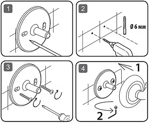 Полотенцедержатель Am.Pm Like хром A80346400 Полотенцедержатель Am.Pm Like хром A80346400, 2