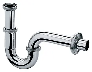 Сифон трубный для раковины Kludi хром 1025005-00 Сифон трубный для раковины Kludi хром 1025005-00, 1