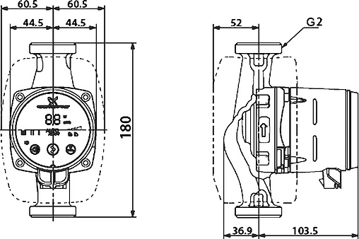 Насос циркуляционный Grundfos Alpha2 32-40 98520750