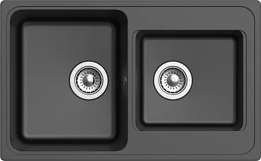 Мойка кухонная Ewigstein Elegant E-R80D черный