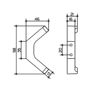 Крючок двойной Keuco Edition 11 хром 11115010000 Крючок двойной Keuco Edition 11 хром 11115010000, 4
