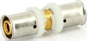 Муфта пресс соединительная 16мм x 16мм Uni-fitt 700G6600 Муфта пресс соединительная 16мм x 16мм Uni-fitt 700G6600, 1