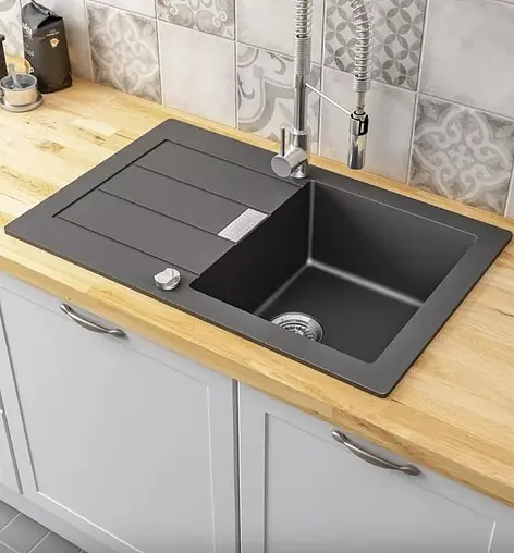 Мойка кухонная Franke Sirius S2D 611-78 оникс 143.0618.368