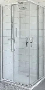 Душевая дверь 900мм прозрачное стекло Roltechnik Proxima Line PXS2/900*2000 P 529-9000000-00-02, 1