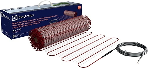 Теплый пол (нагревательный мат) Electrolux Eco mat 1650Вт 11.0м² EEM 2-150-11 Теплый пол (нагревательный мат) Electrolux Eco mat 1650Вт 11.0м² EEM 2-150-11
