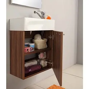 Тумба-умывальник напольная Aquaton Эклипс H 45 эбони тёмный 1A1726K1EK560, 5