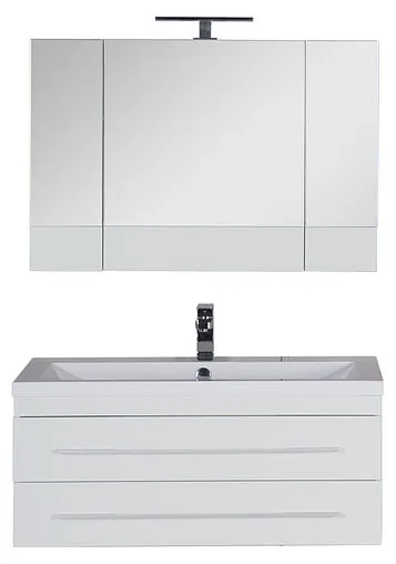 Шкаф-зеркало Aquanet Нота 100 белый 00165372