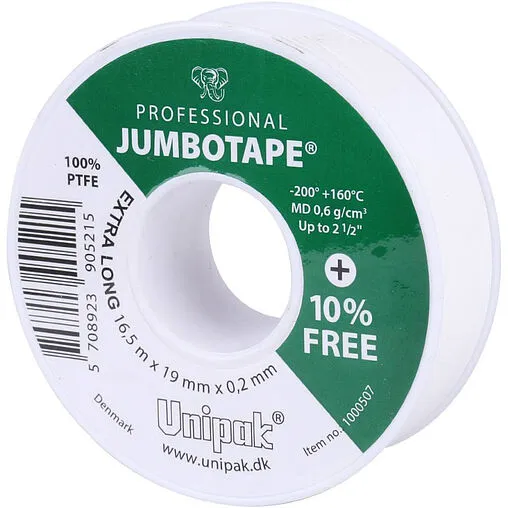 Лента ФУМ 19 x 0.2мм x 16,5м Unipak Jumbotape Prof 1000507