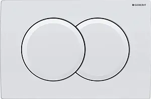 Клавиша смыва для унитаза Geberit Delta 01 115.107.11.1 альпийский белый Клавиша смыва для унитаза Geberit Delta 01 115.107.11.1 альпийский белый, 1