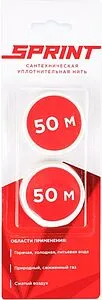 Нить уплотнительная набор катушек 2х50м SPRINT 61013 Нить уплотнительная набор катушек 2х50м SPRINT 61013, 2