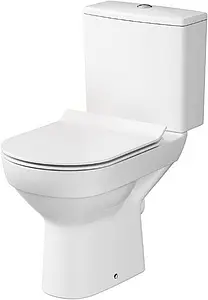 Унитаз-компакт безободковый Cersanit City Clean On белый S-KO-CIT011-3/5-COn-S-DL-w Унитаз-компакт безободковый Cersanit City Clean On белый S-KO-CIT011-3/5-COn-S-DL-w, 1