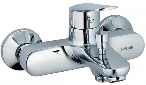 Смеситель для ванны Swedbe Ares хром 1930