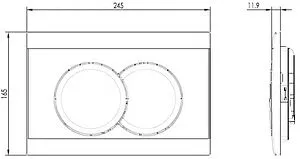 Комплект 6 в 1 Jacob Delafon Rodin+ E21750RU-00 с кнопкой E36496-00 белый глянцевый, 3