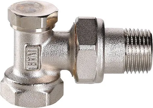 Вентиль запорный угловой ½&quot; в/н Valtec VT.019.N.04