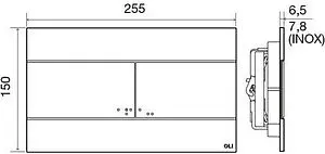 Инсталляция для подвесного унитаза Set 3 в 1 OLI Expert Total Black LE 886668SLOO с кнопкой хром глянцевый Инсталляция для подвесного унитаза Set 3 в 1 OLI Expert Total Black LE 886668SLOO с кнопкой хром глянцевый, 3