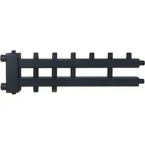 Распределительный коллектор 5 контуров с гидрострелкой 1½&quot;н x 1&quot;н Rommer RDG-0018-024035, 1