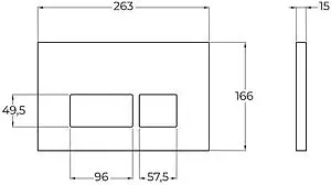Комплект 5 в 1 BelBagno Loto BB070CHR/SC/BB026/BB042BL с кнопкой белый глянцевый Комплект 5 в 1 BelBagno Loto BB070CHR/SC/BB026/BB042BL с кнопкой белый глянцевый, 5