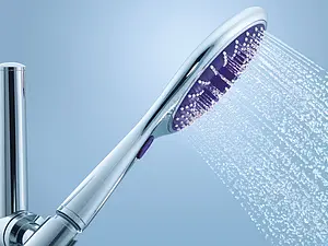 Лейка ручного душа Grohe Rainshower Icon хром/синий 27449000 Лейка ручного душа Grohe Rainshower Icon хром/синий 27449000, 5