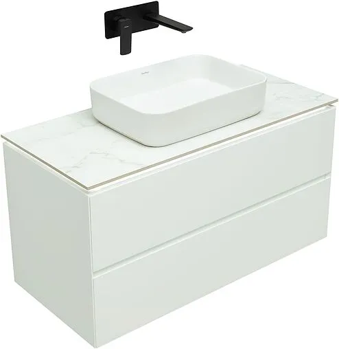 Тумба под умывальник подвесная Allen Brau Infinity 100 белый 1.21003.WM