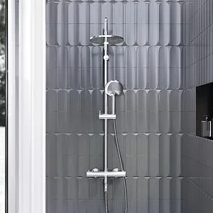 Душевая система с термостатом для ванны Damixa Jupiter хром 977810000, 4