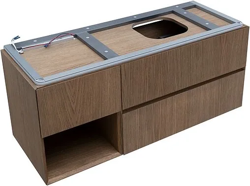 Тумба-умывальник подвесная Allen Brau Infinity 120 R дуб 1.21007.NO+