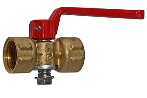 Кран для манометра трехходовой ½"в x М20x1.5мм 11б18бк Кран для манометра трехходовой ½"в x М20x1.5мм 11б18бк, 1