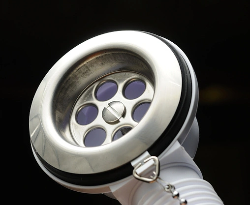 Слив-перелив для ванны без гидрозатвора Mc Alpine хром MRB1-A