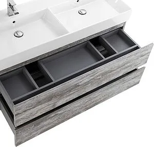 Тумба-умывальник подвесная Cezares Molveno 46 120 Legno Grigio MOLVENO 46-120-2C-SO-2-LG+CZR-MIL-120-2-LVB Тумба-умывальник подвесная Cezares Molveno 46 120 Legno Grigio MOLVENO 46-120-2C-SO-2-LG+CZR-MIL-120-2-LVB, 4