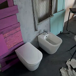 Биде напольное Kerasan Tribeca белый 512001, 5