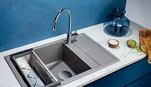 Смеситель для кухни Omoikiri Wakayama-BN хром 4994244, 3