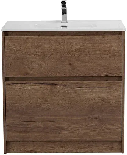 Тумба под умывальник напольная BelBagno KRAFT 80 Rovere Tabacco KRAFT39-800/390-2C-PIA-RT