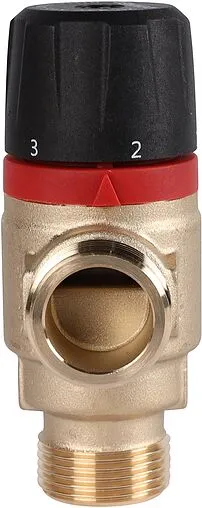 Трехходовой термостатический смесительный клапан ¾&quot; +20...+43°С Kvs 1.6 Rommer RVM-0121-164320