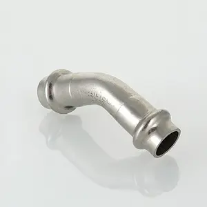 Уголок пресс двухраструбный 15мм угол 45° Valtec VT.INOX-PRESS VTi.959.I.001515, 3