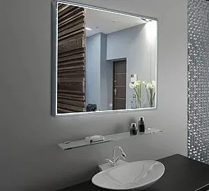 Зеркало с подсветкой Continent Sting Led 90x70 серый ЗЛП547, 4