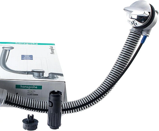 Слив-перелив для ванны Hansgrohe Flexaplus хром 58143000