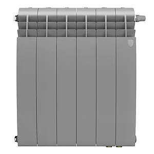 Радиатор биметаллический 4 секций нижнее правое подключение Royal Thermo Biliner 500 VR80 Silver Satin RTBSSVR8050004 Радиатор биметаллический 4 секций нижнее правое подключение Royal Thermo Biliner 500 VR80 Silver Satin RTBSSVR8050004, 2