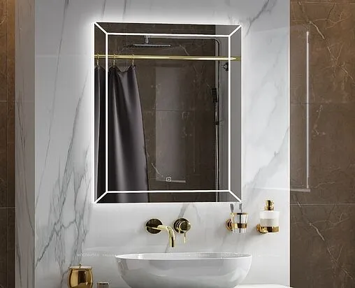 Зеркало с подсветкой Continent Kraft Led 60x80 ЗЛП484