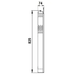 Насос скважинный центробежный 3" Grundfos SQЕ 3-65 96510159 Насос скважинный центробежный 3" Grundfos SQЕ 3-65 96510159, 2