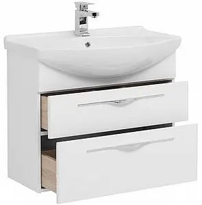 Тумба-умывальник Aquanet Ирвин 75 белый 00203970+00175447 Тумба-умывальник Aquanet Ирвин 75 белый 00203970+00175447, 5