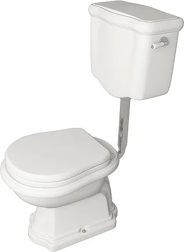 Унитаз со средним бачком Kerasan Retro белый 101101+107201+